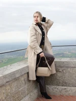 Сумка класична з натуральної шкіри 