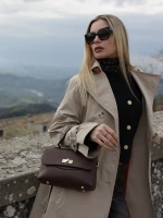 Сумка класична з натуральної шкіри